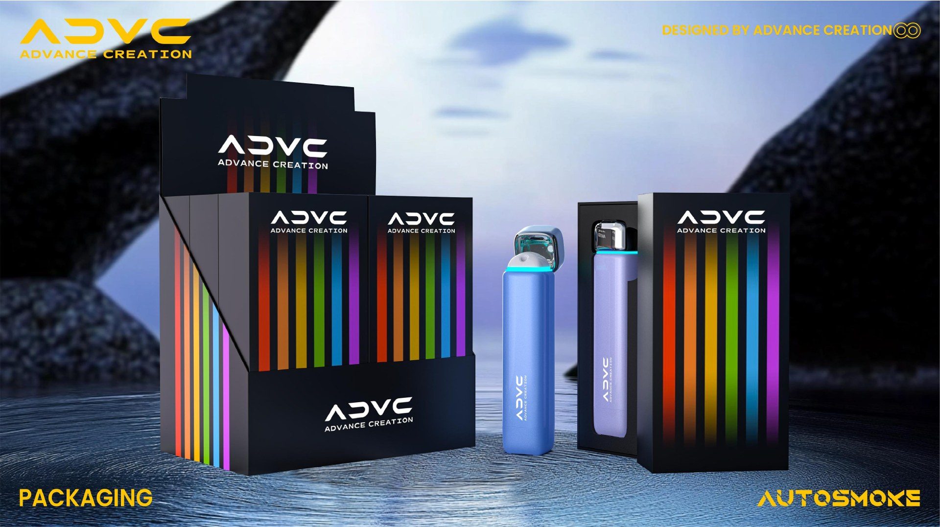 Autosmoke packaging view