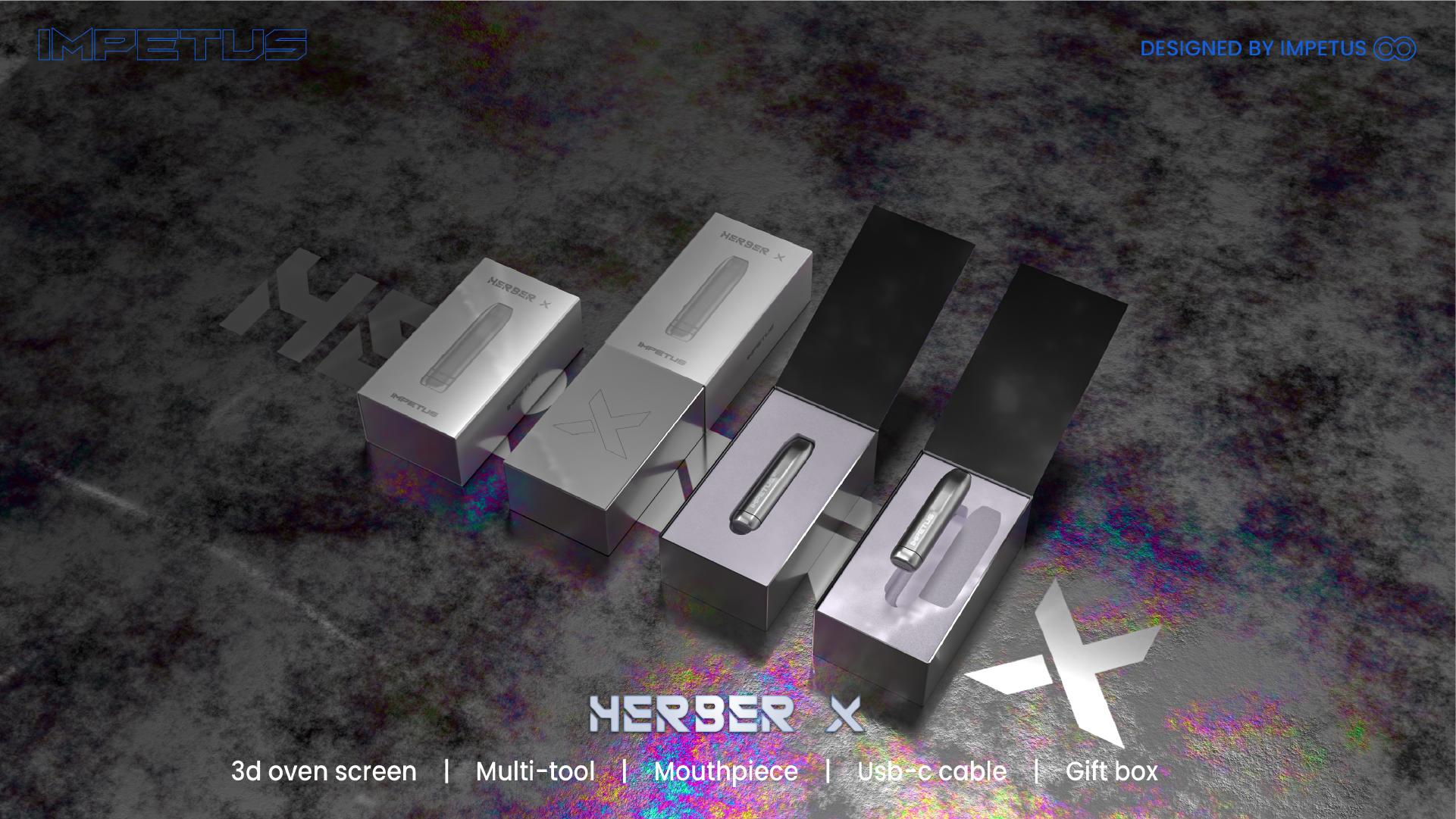 Herber X packaging view