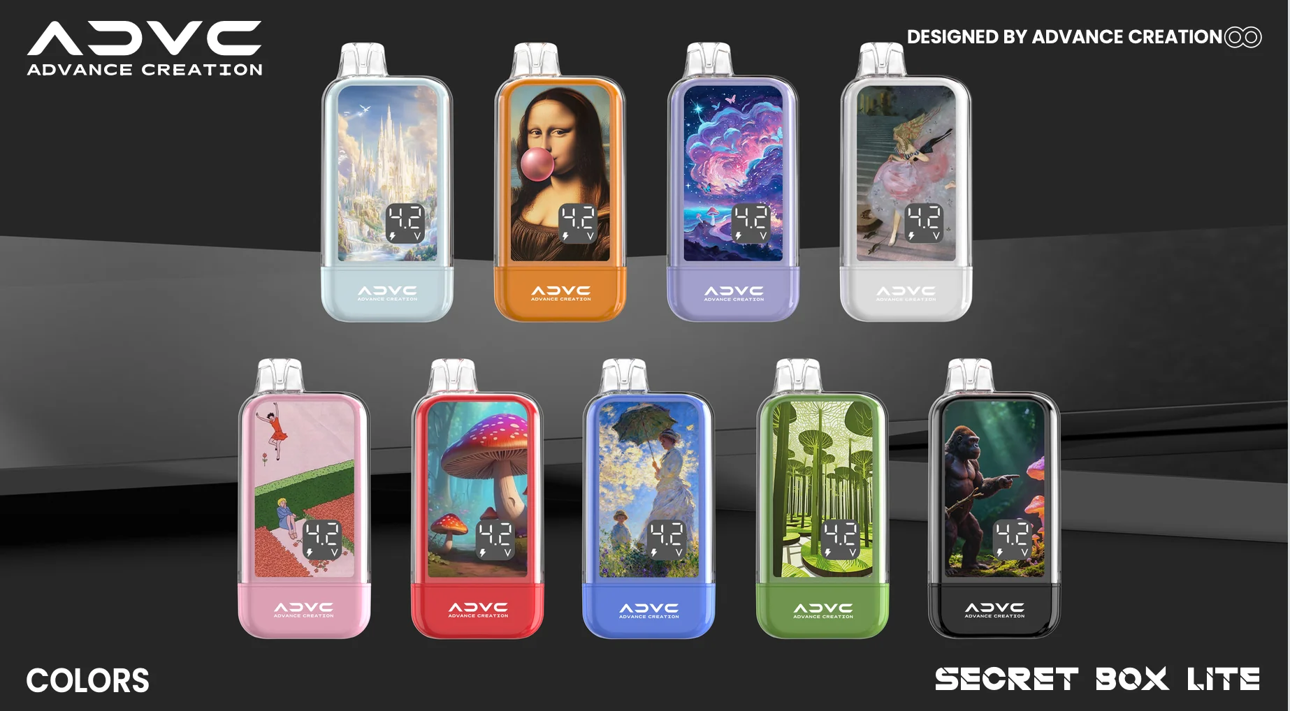 Secret Box Lite product finish direction