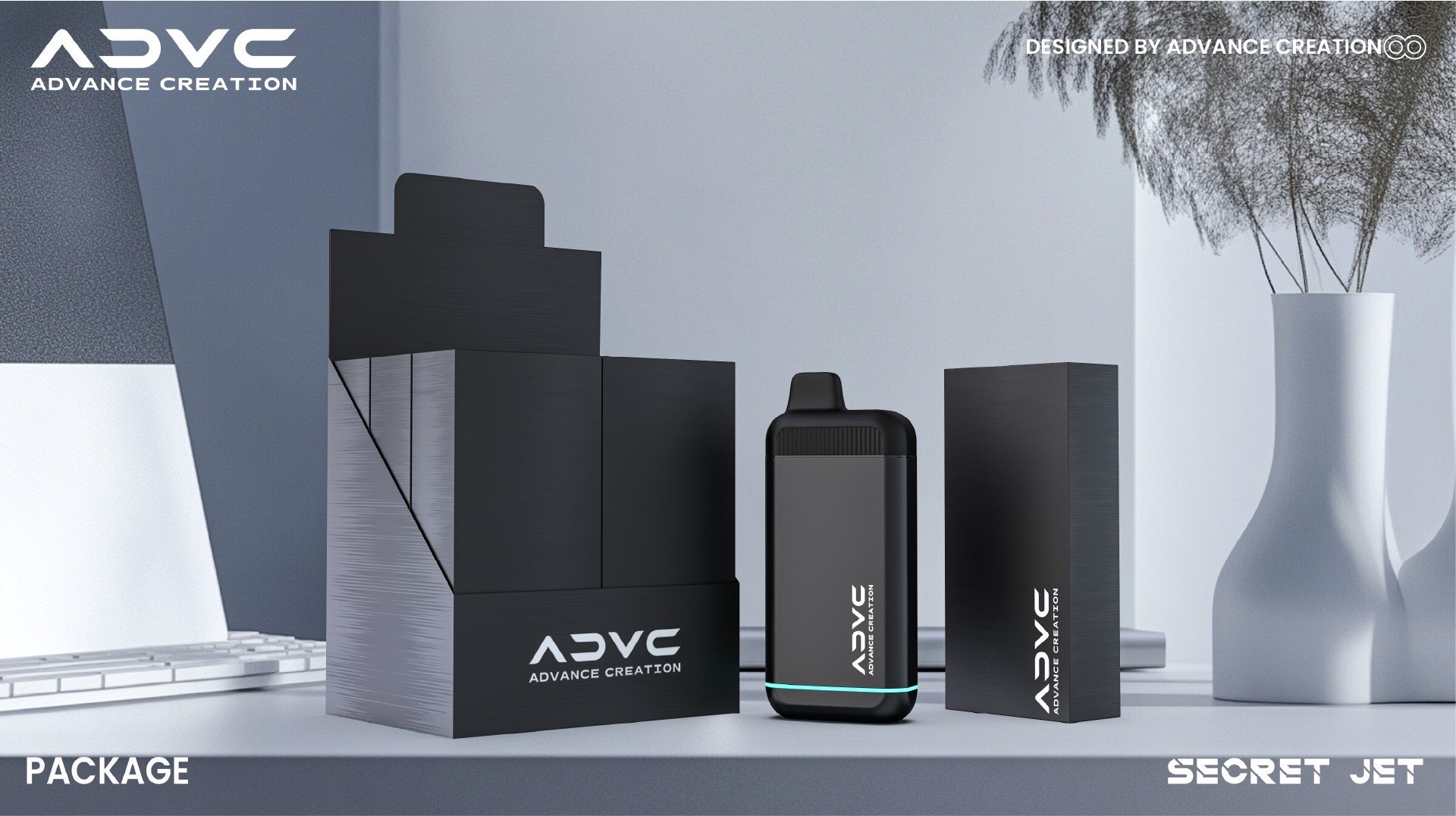 Secret Jet packaging view