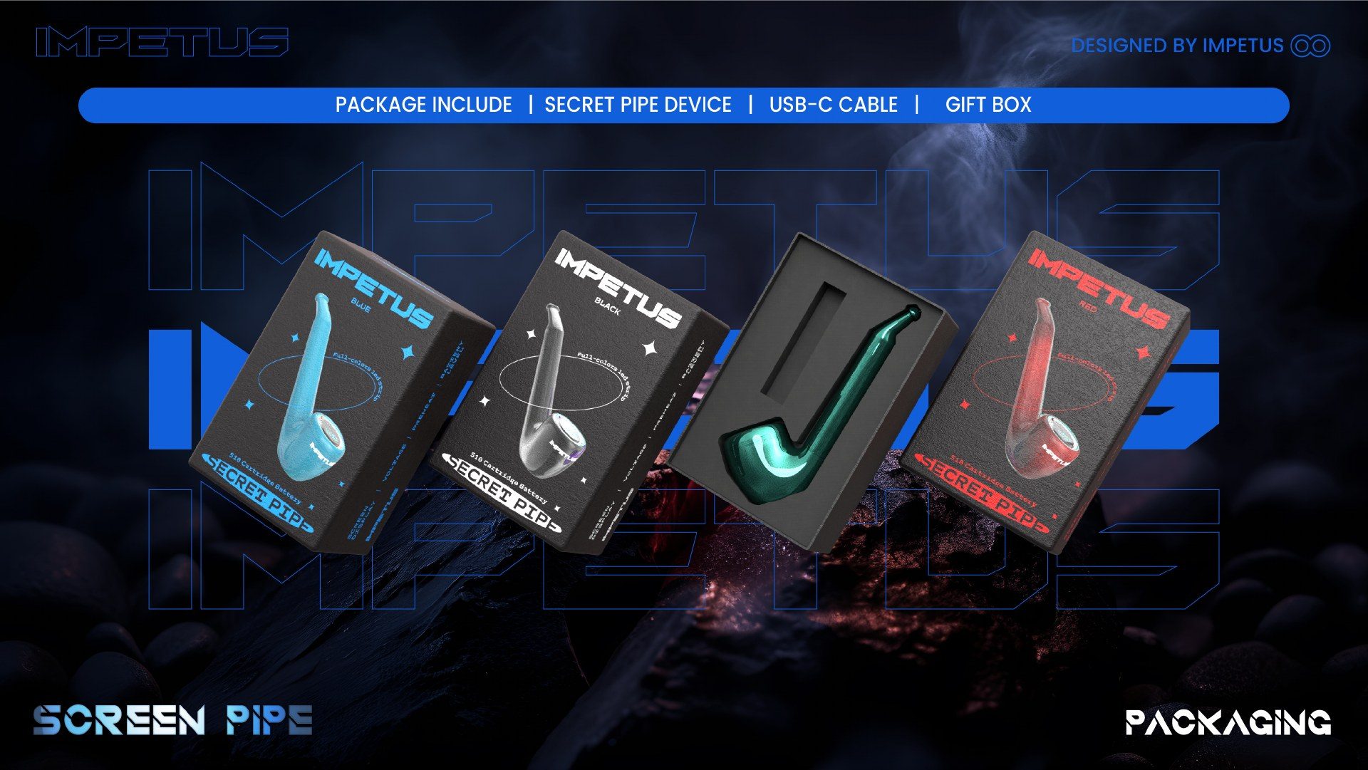 Secret Pipe packaging view