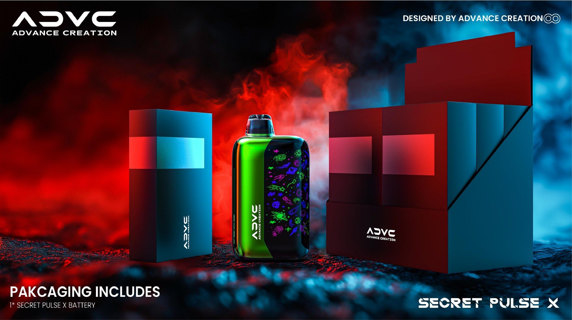 Secret Pulse X packaging view