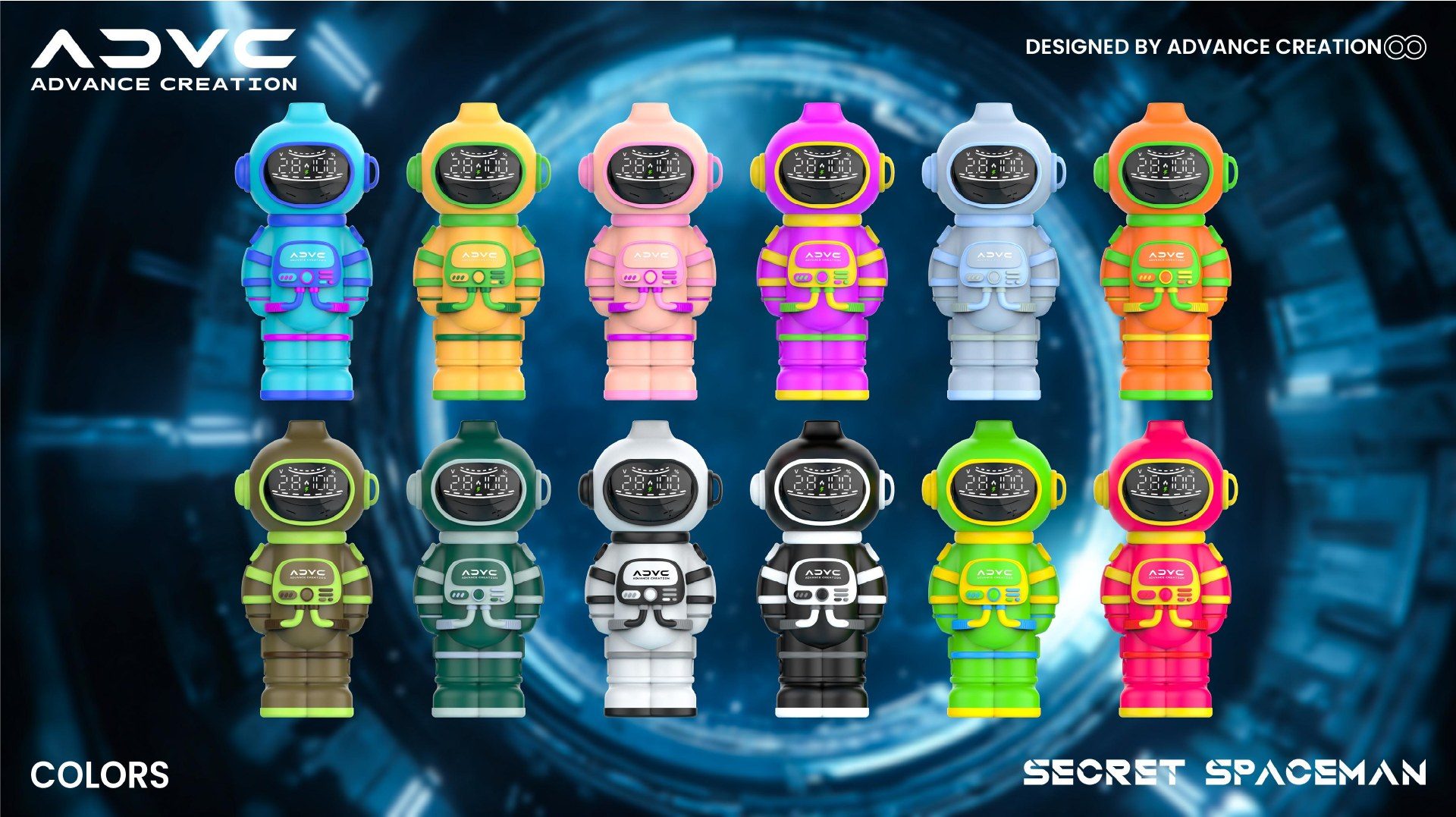 Secret Spaceman product finish direction